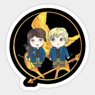 Katniss & Peeta Sticker